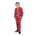 Boys Nordic Pixel Red Jongen Kostuum