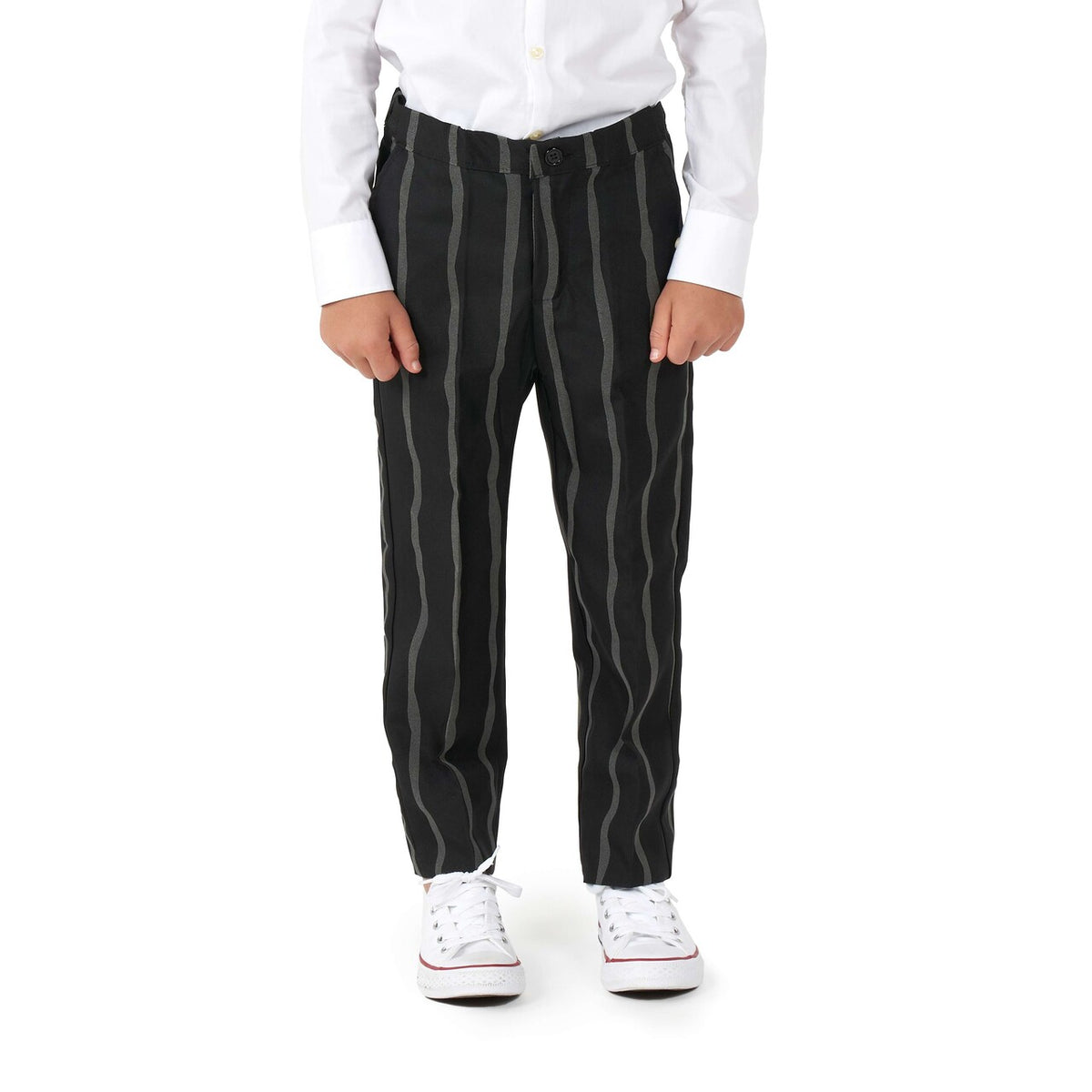 Op deze afbeelding zie je een Kostuums, van het merk Suitmeister. Boys Oversized Pinstripe Glow-In-The-Dark Jongen
