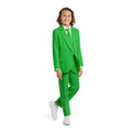 Solid Grass Green Jongen Kostuum