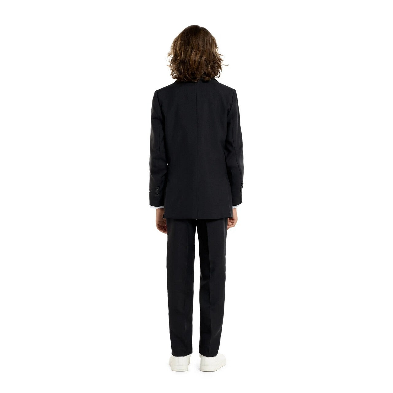 Op deze afbeelding zie je een Kostuums, van het merk Opposuits. Gala Solid Black Jongen Kostuum