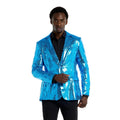 Sequins Blue Blazer Man