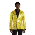 Sequins Yellow Blazer Man