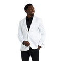 Sequins White Blazer Man