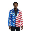 Sequins Stars & Stripes USA Blazer Man