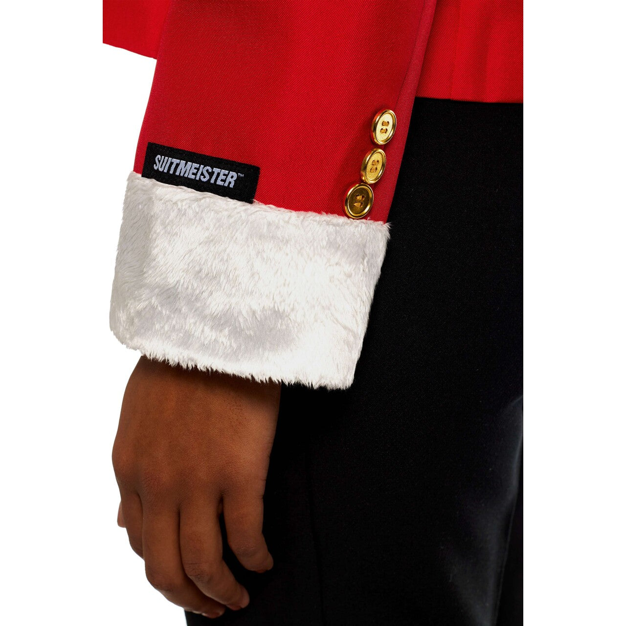 Op deze afbeelding zie je een Kostuums, van het merk Suitmeister. Wmns Santa Faux Fur Vrouw Kostuum
