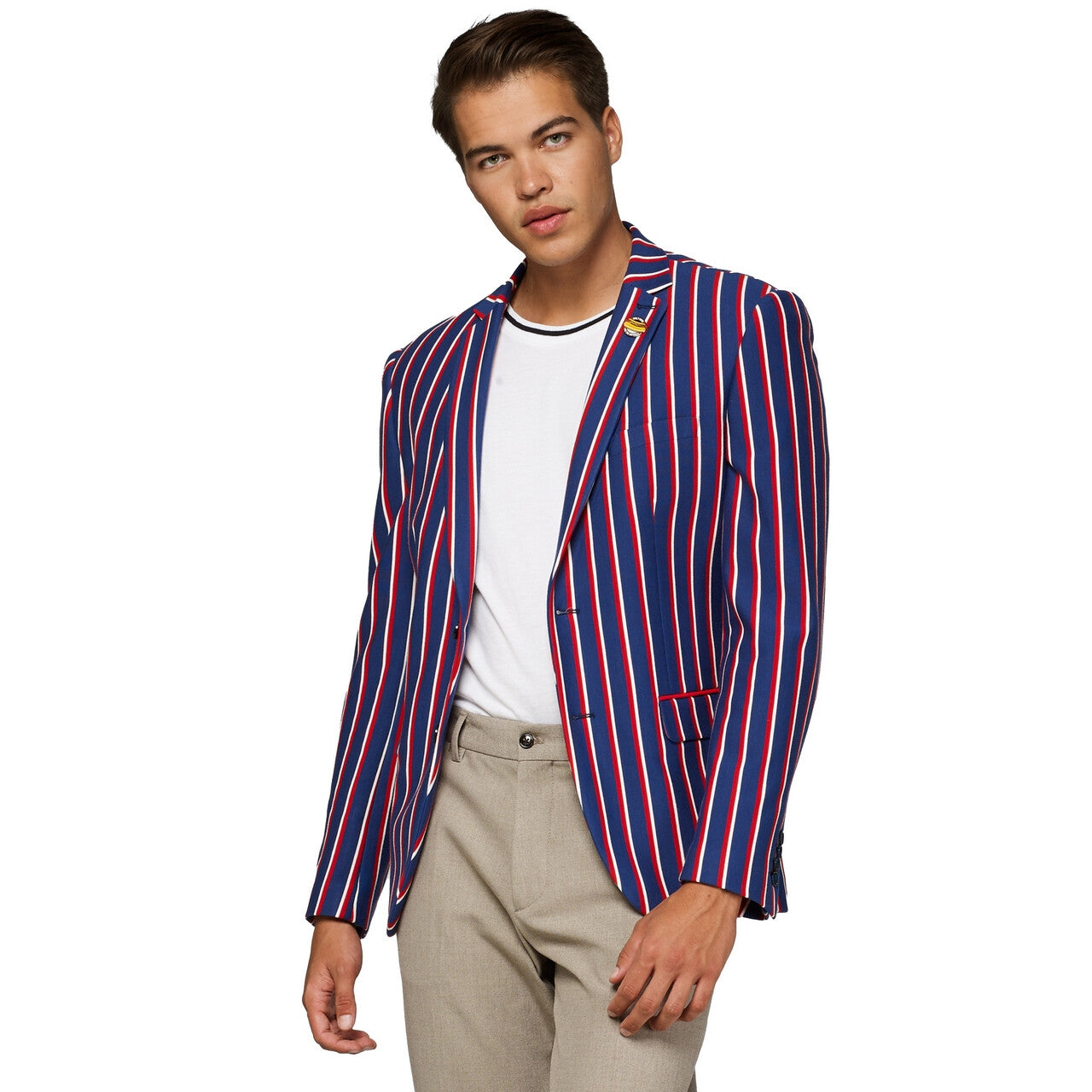Op deze afbeelding zie je een Kostuums, van het merk Opposuits. Only Here For The Hotdogs Jas Man