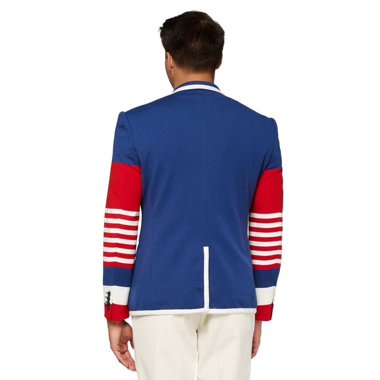 Op deze afbeelding zie je een Kostuums, van het merk Opposuits. Fastfood Dandy Fan Man Jas