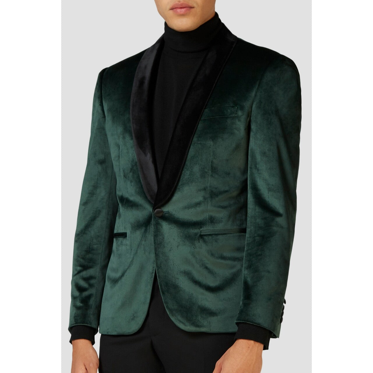 Op deze afbeelding zie je een Kostuums, van het merk Opposuits. Elegante Gala Jas Donkergroen Man