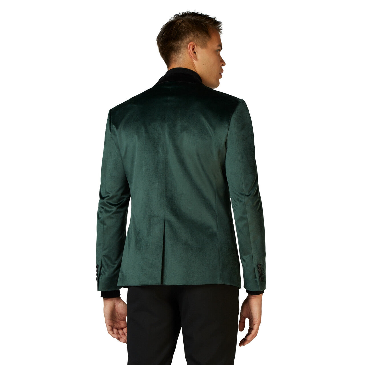 Op deze afbeelding zie je een Kostuums, van het merk Opposuits. Elegante Gala Jas Donkergroen Man