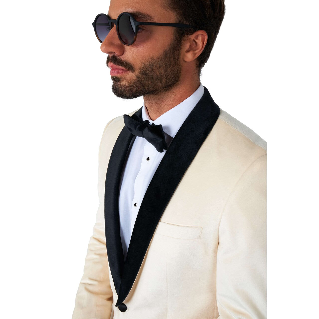 Op deze afbeelding zie je een Kostuums, van het merk Opposuits. Dinner Jacket - Ivory Champagne Man Kostuum