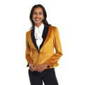 Womens Dinner Jacket - Gold Vrouw Kostuum