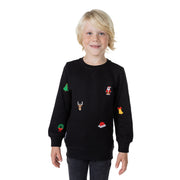 Op deze afbeelding zie je een Kostuums, van het merk Opposuits. Boys X-Mas Iconen Zwart Jongen