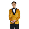 Teen Boys Dinner Jacket - Gold Jongen Kostuum