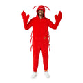 Lobbie Lobster Onesie Man Kostuum