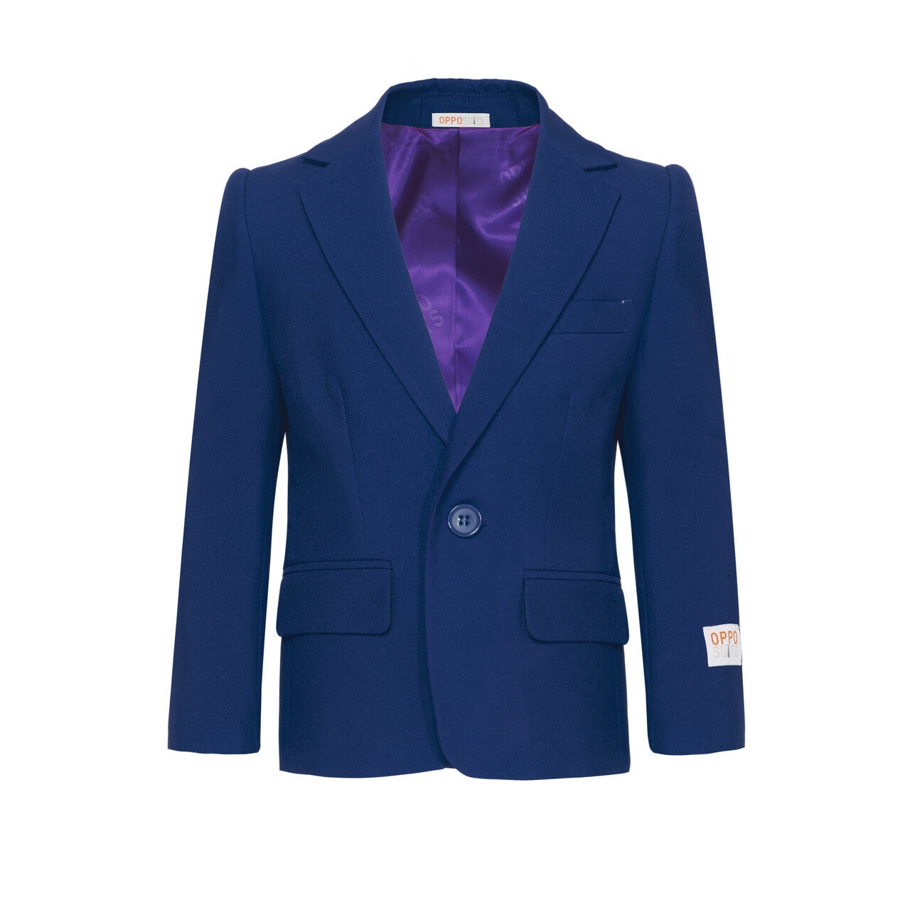 Op deze afbeelding zie je een Kostuums, van het merk Opposuits. Koninklijk Marine Blauw Navy Jongen Kostuum