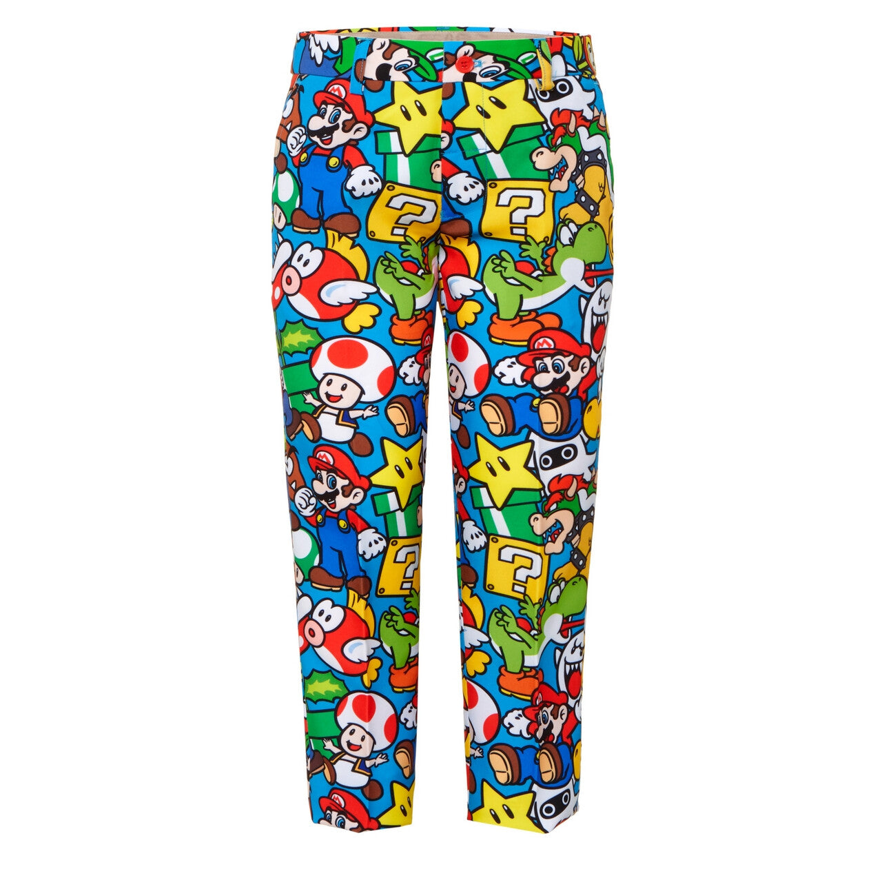 Op deze afbeelding zie je een Kostuums, van het merk Opposuits. Super-De-Luxe Mario World™ Jongen Kostuum