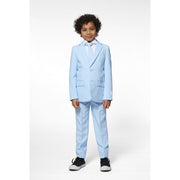 Op deze afbeelding zie je een Kostuums, van het merk Opposuits. Wauw In Lichtblauw Jongen Kostuum