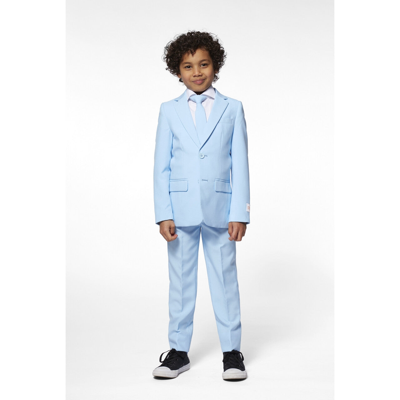 Op deze afbeelding zie je een Kostuums, van het merk Opposuits. Wauw In Lichtblauw Jongen Kostuum