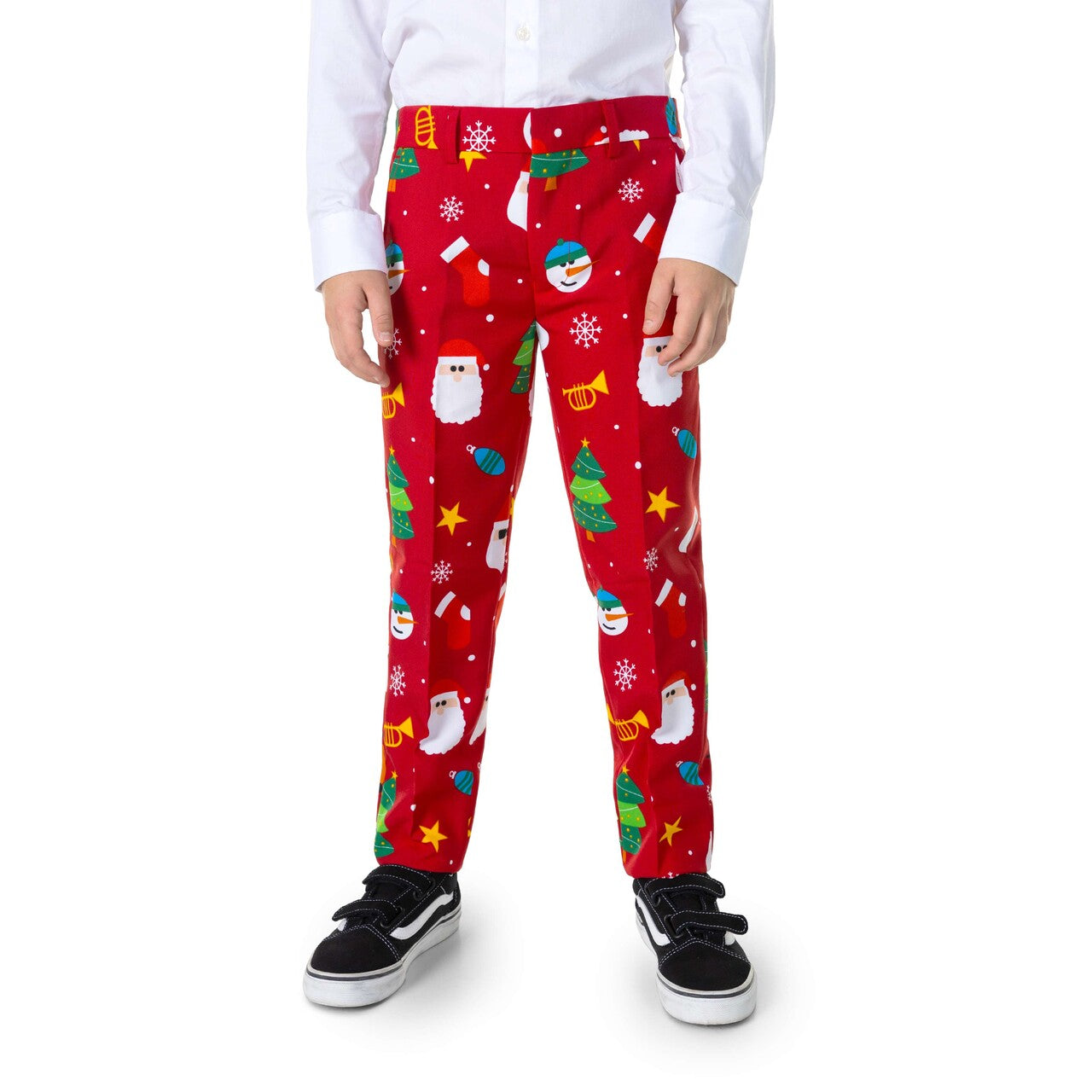 Op deze afbeelding zie je een Kostuums, van het merk Opposuits. Boys Festivity Red Jongen Kostuum