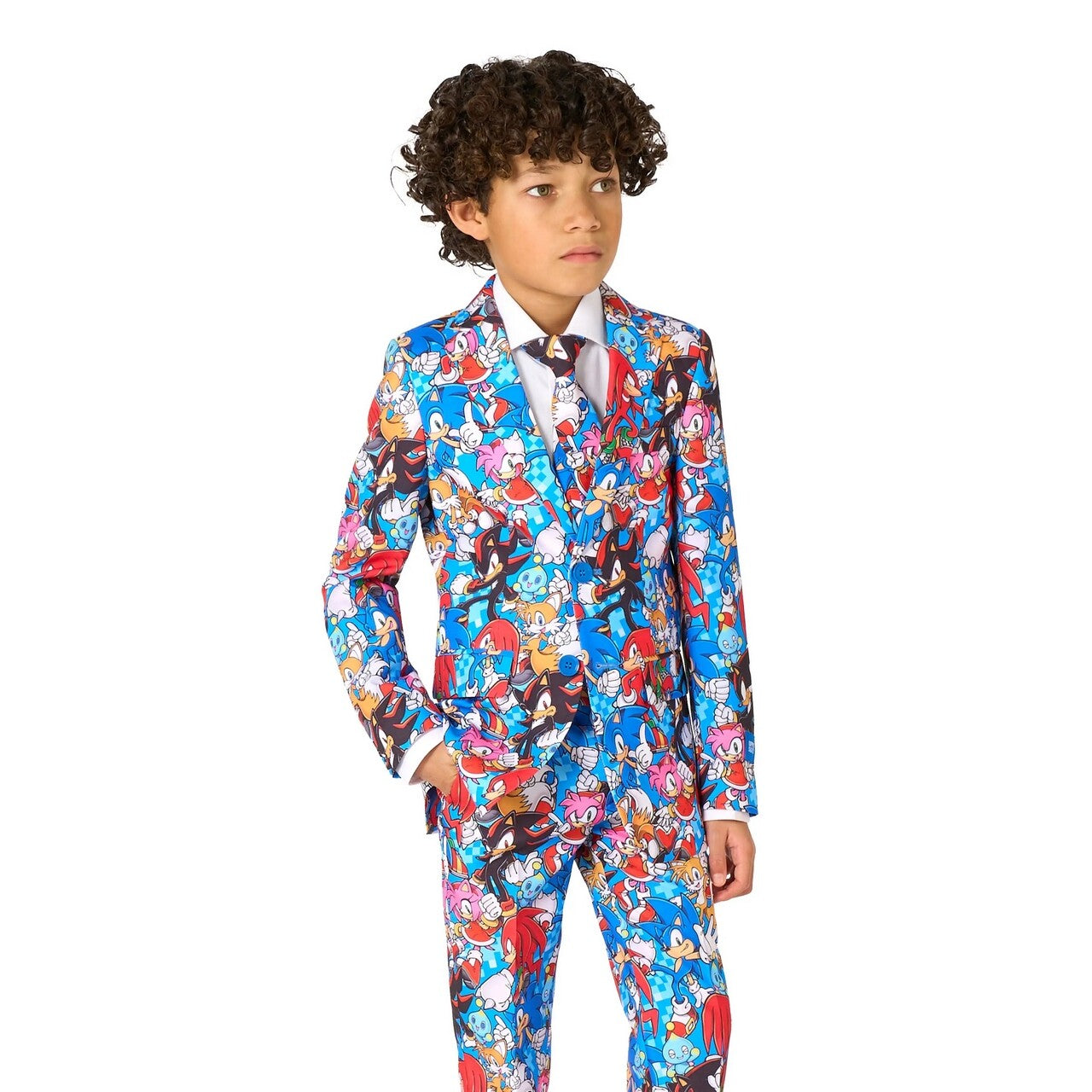 Op deze afbeelding zie je een Kostuums, van het merk Opposuits. Boys Sonic The Hedgehog™ Jongen Kostuum