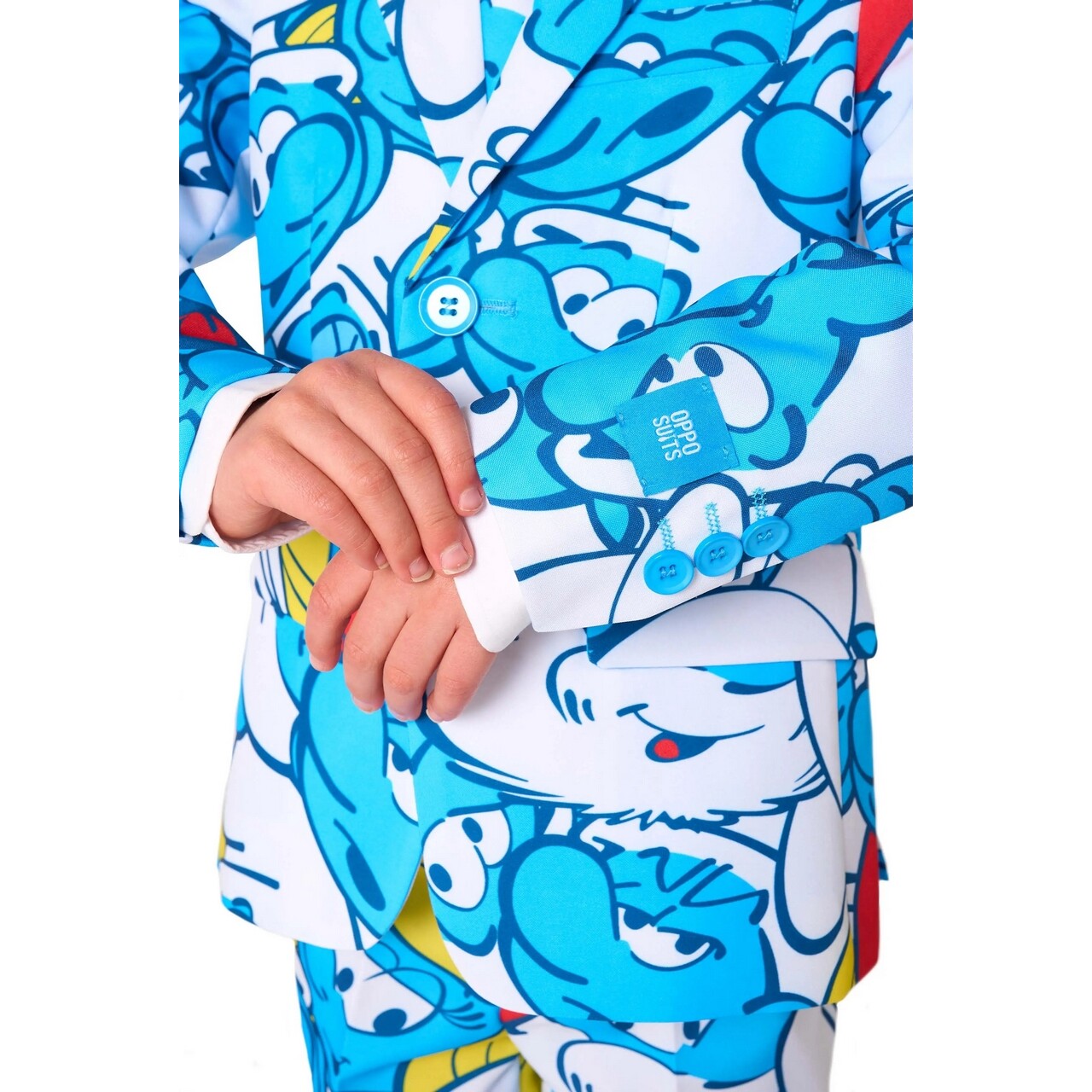 Op deze afbeelding zie je een Kostuums, van het merk Opposuits. Boys The Smurfs™ Jongen Kostuum