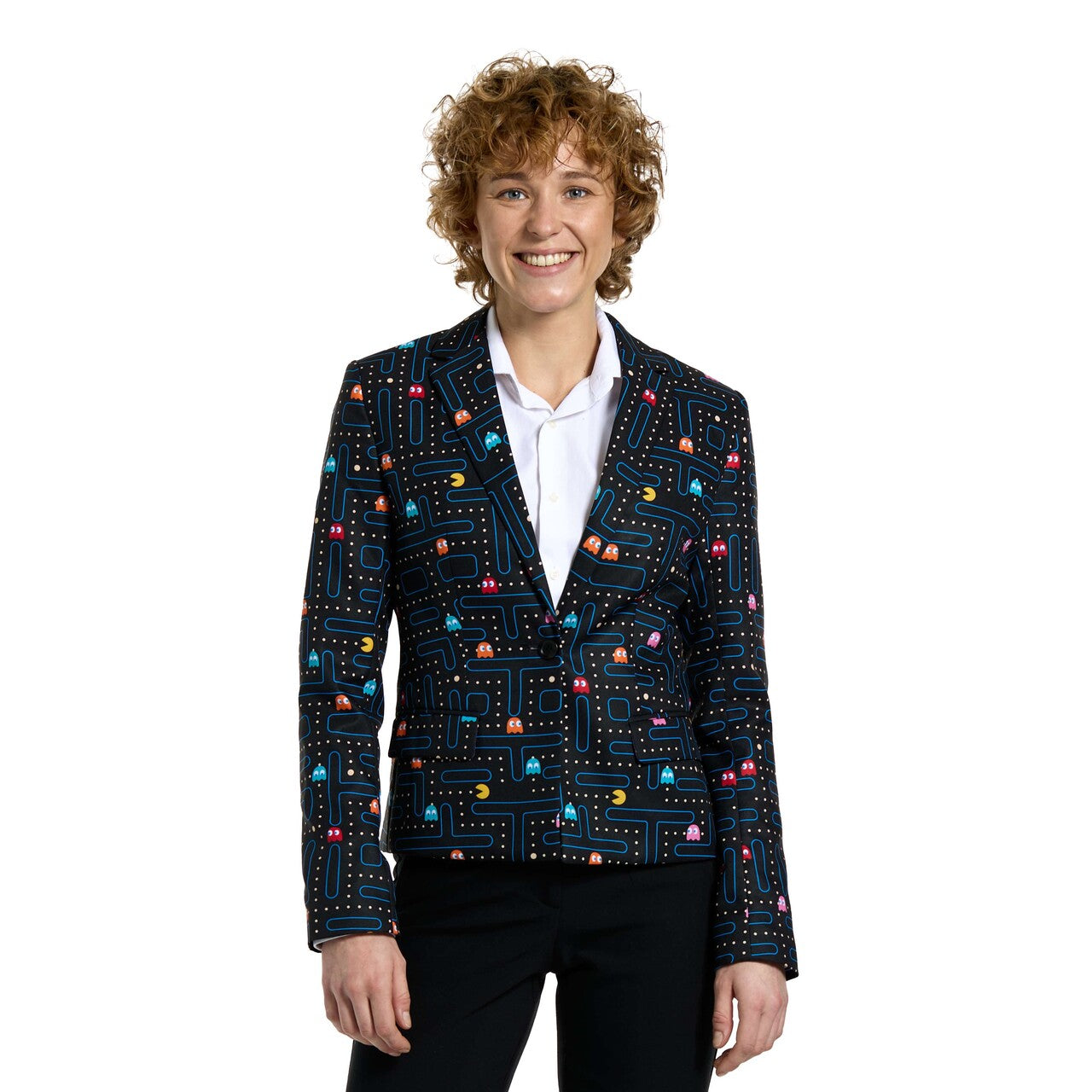 Op deze afbeelding zie je een Kostuums, van het merk Opposuits. Madam Pac-Man™ Vrouw
