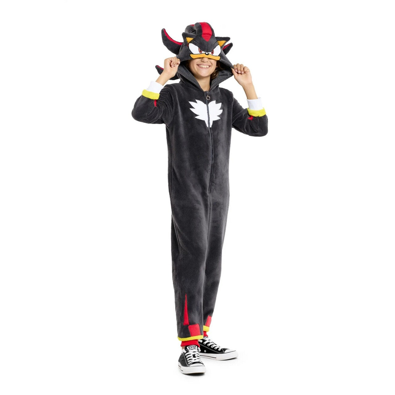 Op deze afbeelding zie je een Kostuums, van het merk Opposuits. High Power Level Shadow Jongen Kostuum