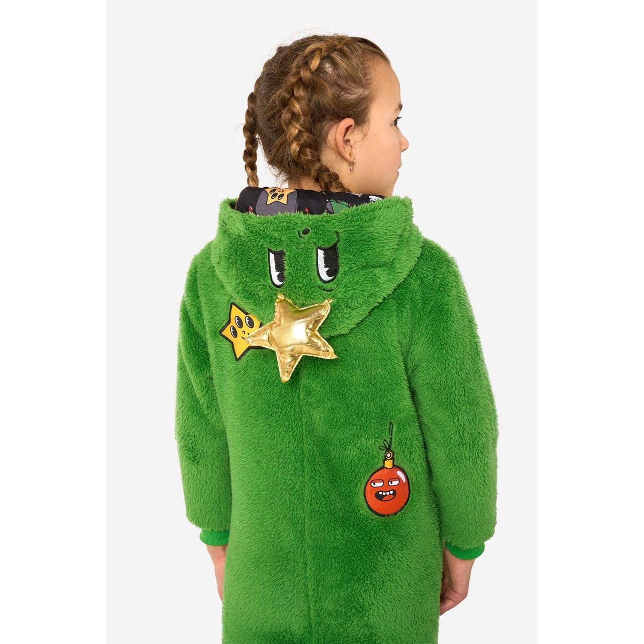 Op deze afbeelding zie je een Kostuums, van het merk Opposuits. Merry Jinglejoy - Tree Onesie Kind Kostuum
