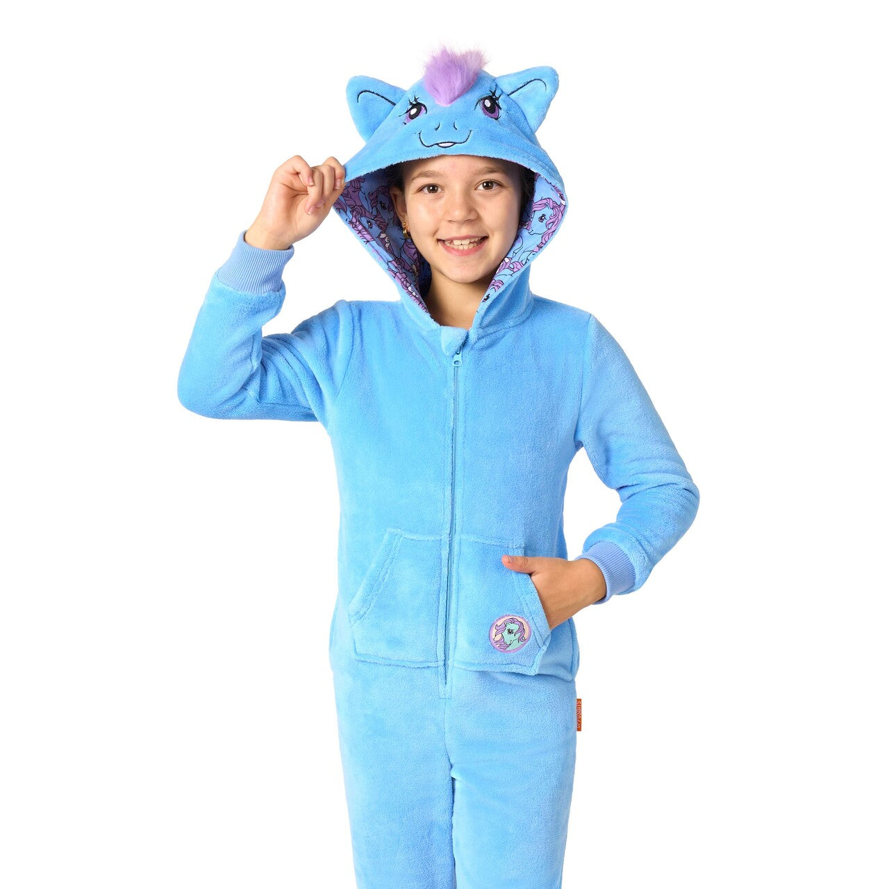 Op deze afbeelding zie je een Kostuums, van het merk Opposuits. Boys My Little Pony™ - Bluebelle Onesie Kind Kostuum
