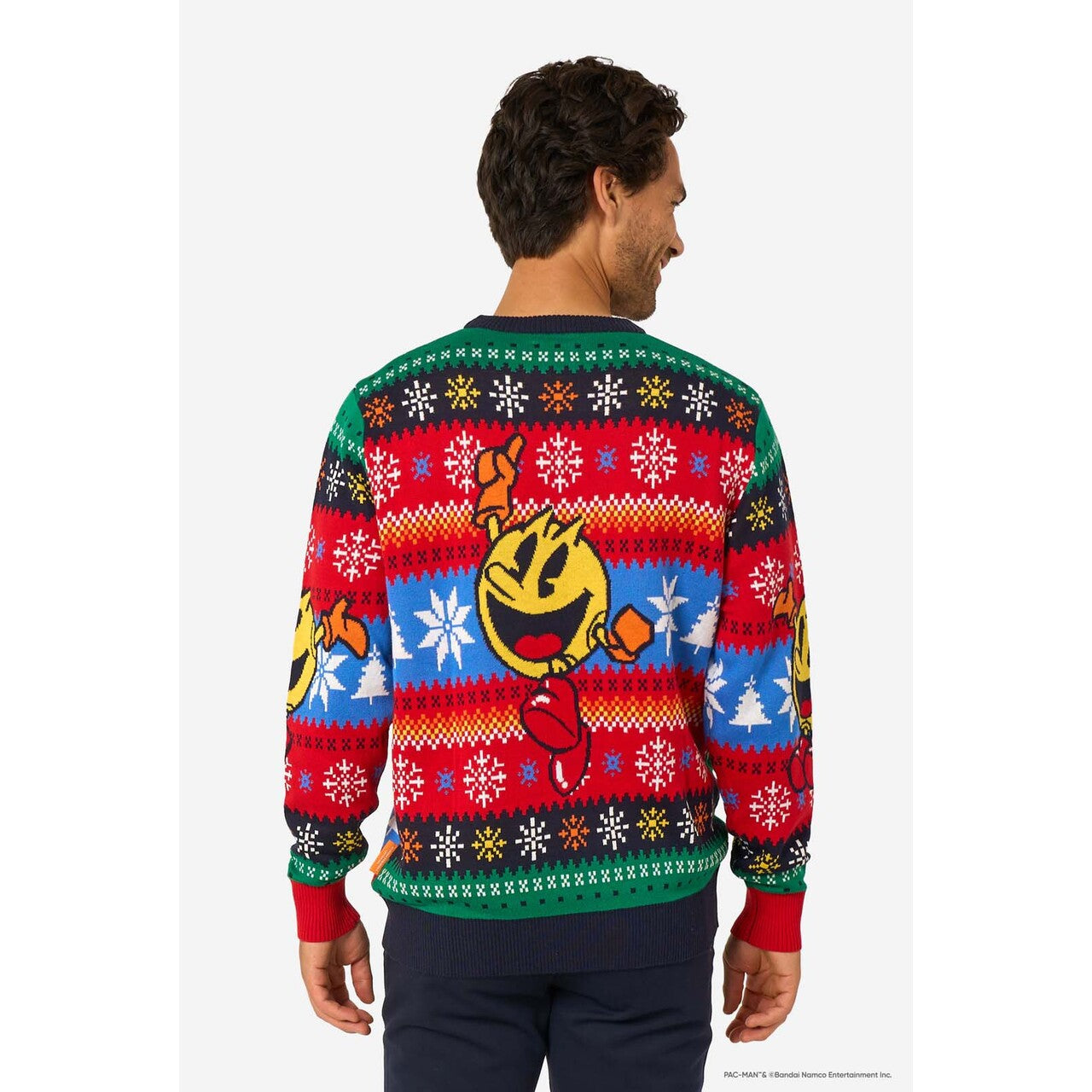 Op deze afbeelding zie je een Kostuums, van het merk Opposuits. Pac-Man™ Christmas Sweater