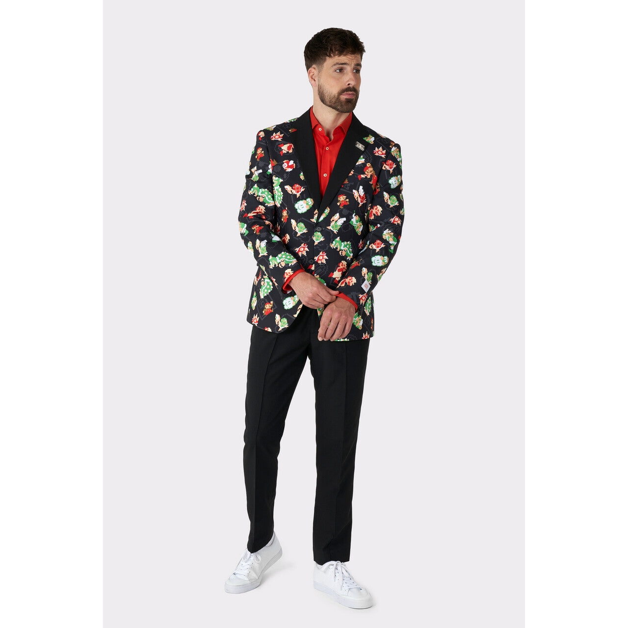 Op deze afbeelding zie je een Kostuums, van het merk Opposuits. Super Mario Bros™. Bowser Revolution Colbert Man