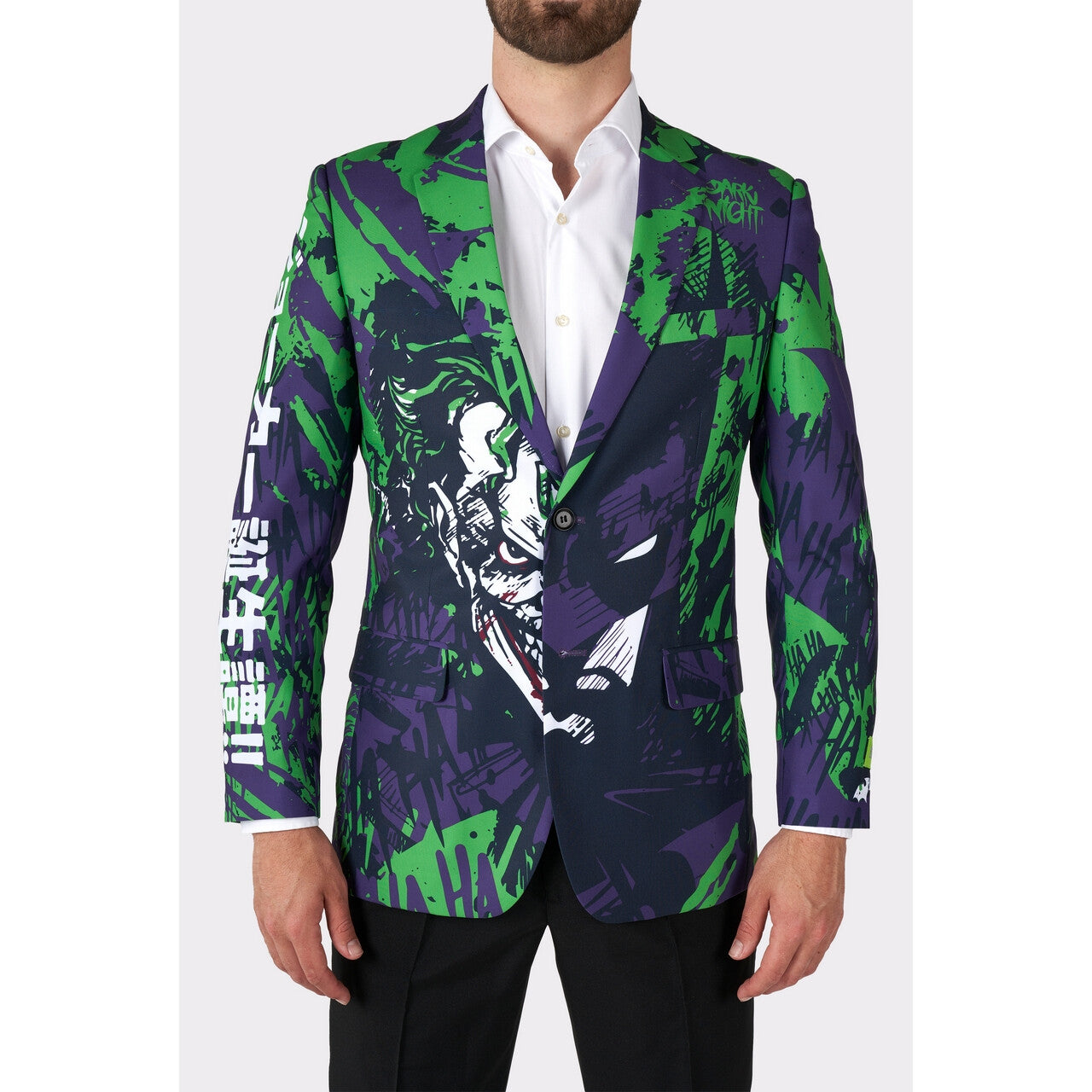 Op deze afbeelding zie je een Kostuums, van het merk Opposuits. Battle Batman™ Vs Joker™ Colbert