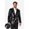 Briliant Black Sequins Man