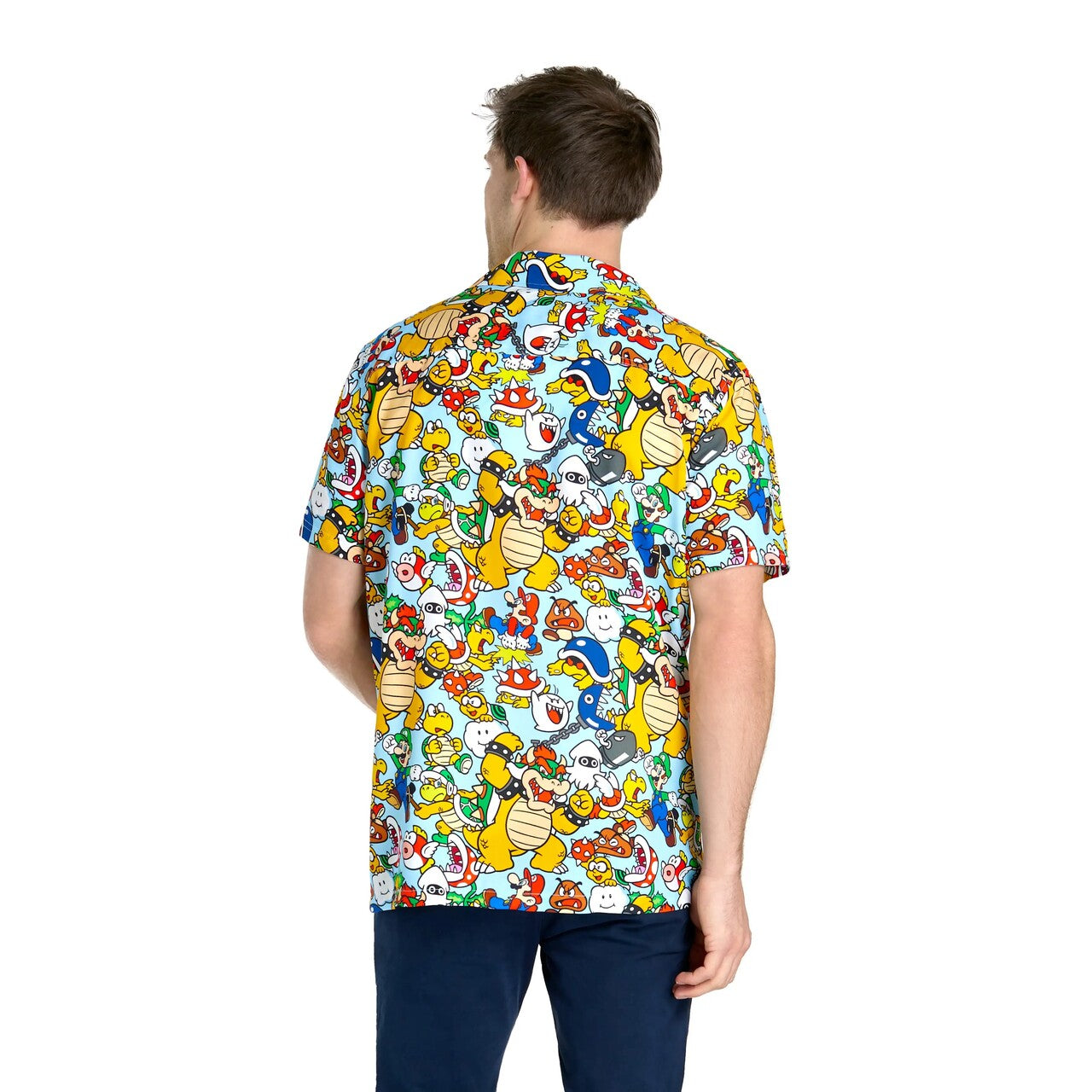 Op deze afbeelding zie je een Kostuums, van het merk Opposuits. Bowsers™ Kingdom Super Mario™ Iconen Blouse Man