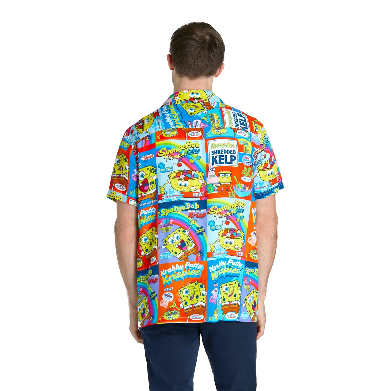 Op deze afbeelding zie je een Kostuums, van het merk Opposuits. Spongebob Breakfast Club Blouse Man
