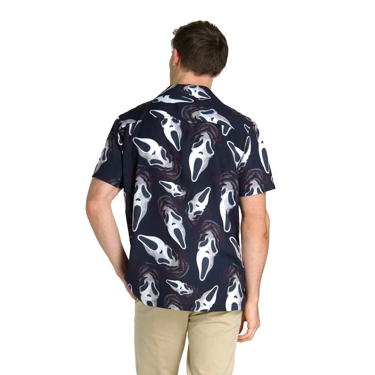 Op deze afbeelding zie je een Kostuums, van het merk Opposuits. Haunted Scream Ghostface Blouse Man
