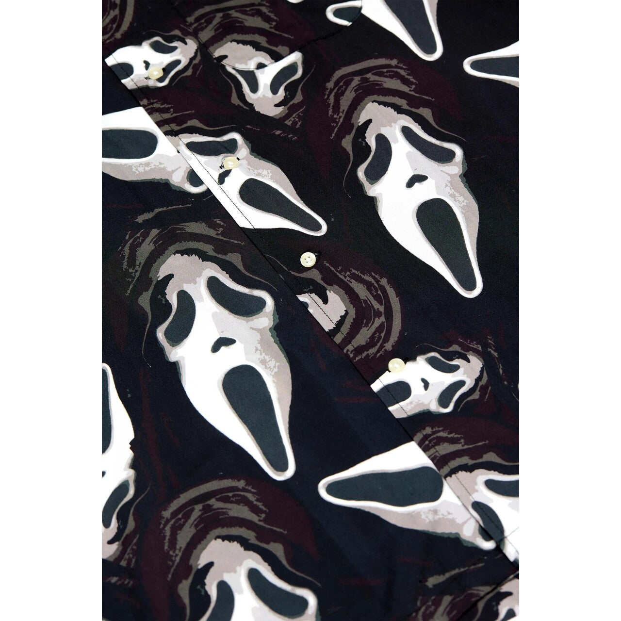 Op deze afbeelding zie je een Kostuums, van het merk Opposuits. Haunted Scream Ghostface Blouse Man