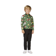 Op deze afbeelding zie je een Kostuums, van het merk Opposuits. Groene Santaboss Blouse Jongen