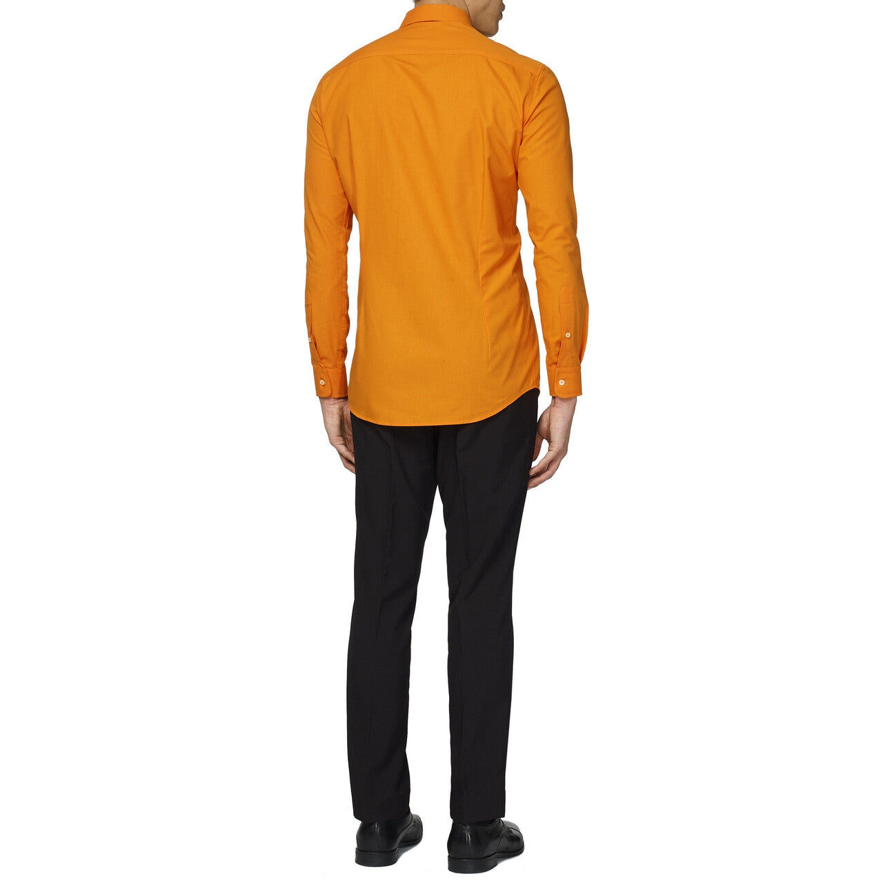 Op deze afbeelding zie je een Kostuums, van het merk Opposuits. Oranje Overhemd Lange Mouwen Man