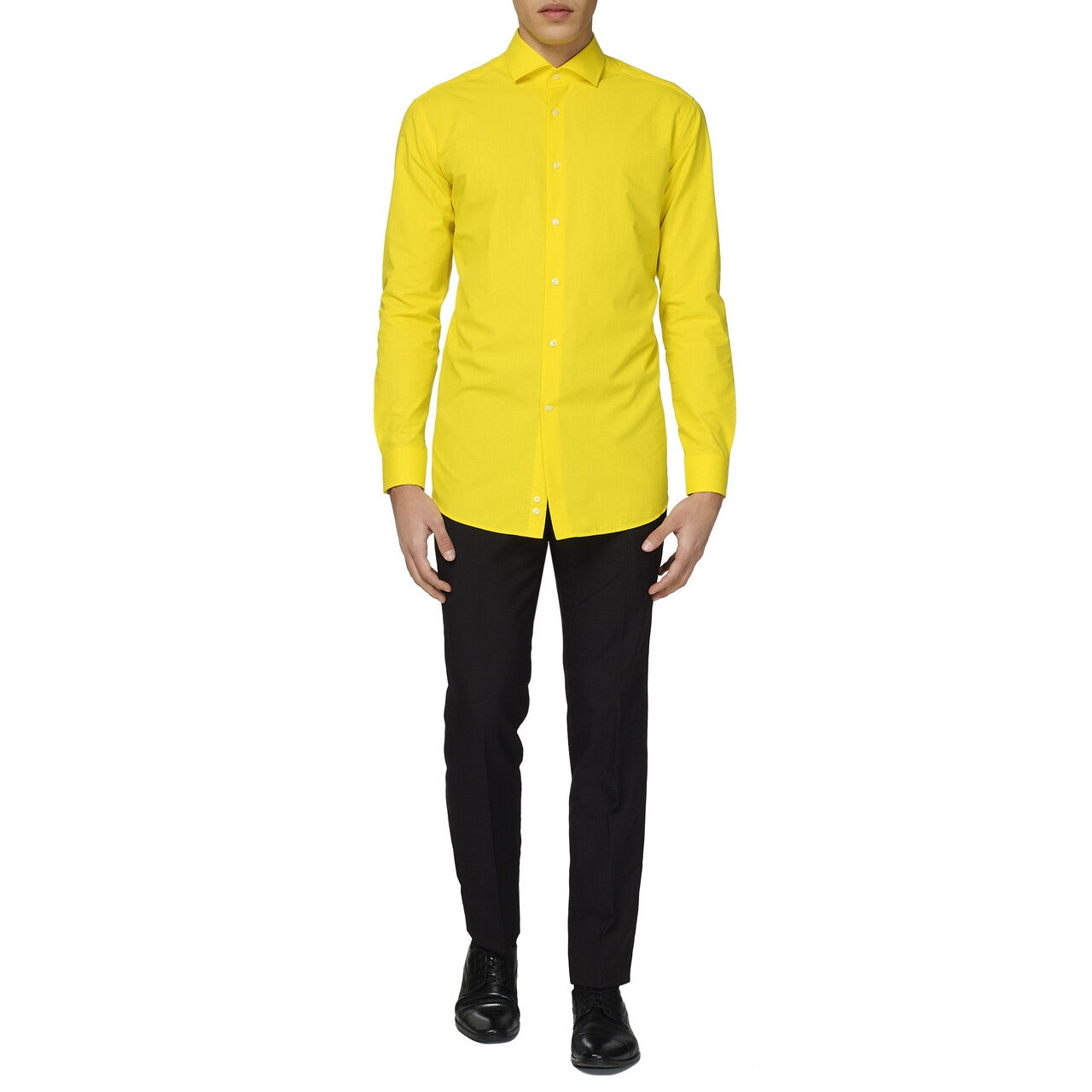 Op deze afbeelding zie je een Kostuums, van het merk Opposuits. Geel Yellow Fellow Overhemd Met Lange Mouwen Man