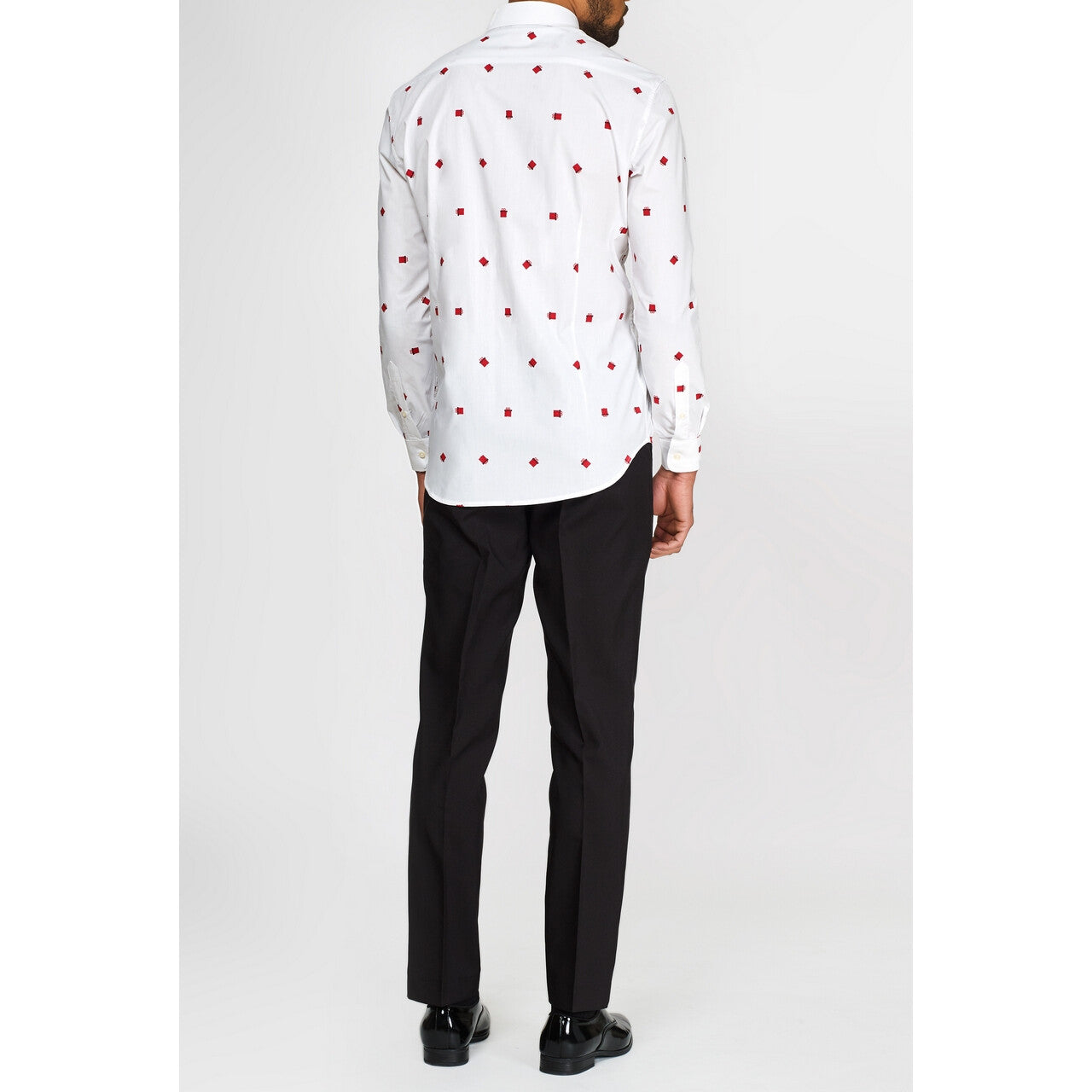 Op deze afbeelding zie je een Kostuums, van het merk Opposuits. Subtiele Kerstcadeaus Overhemd Wit Met Lange Mouwen Man