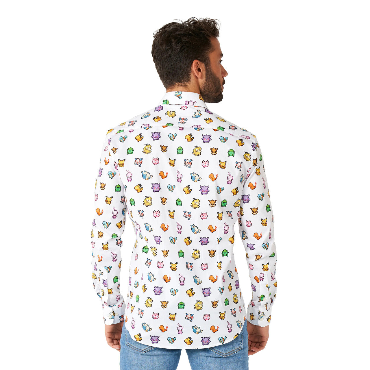Op deze afbeelding zie je een Kostuums, van het merk Opposuits. Gotta Catch Em All Pokemon Blouse Man