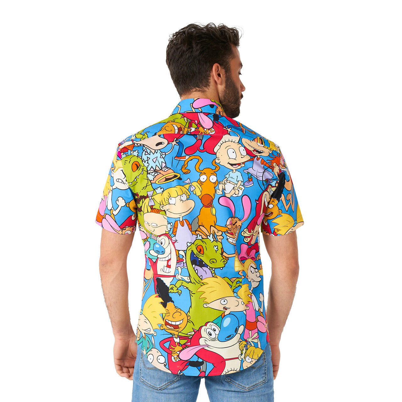 Op deze afbeelding zie je een Kostuums, van het merk Opposuits. Rugrats Nickelodeon Cartoon Blouse Man