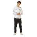 Witte Emperor Christmas Penguins Blouse Jongen