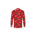 Teen Boys Xmas Fever Foute Kerst Blouse Rood Jongen