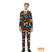 Op deze afbeelding zie je een Kostuums, van het merk Opposuits. Comic Badaboom Opposuit Teen Jongen Kostuum