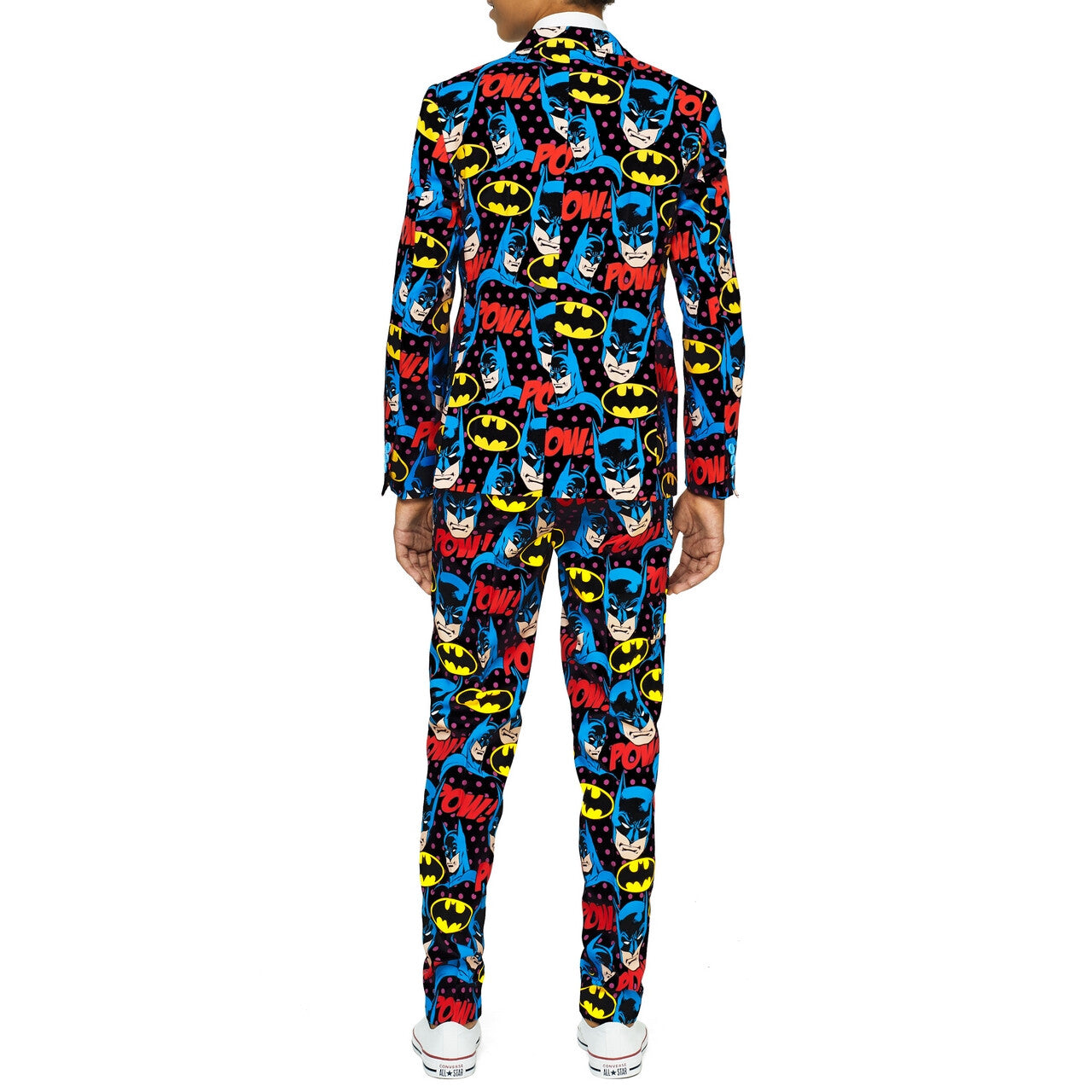 Op deze afbeelding zie je een Kostuums, van het merk Opposuits. The Dark Knight Comics Batman™ Strip Tiener Jongen Kostuum