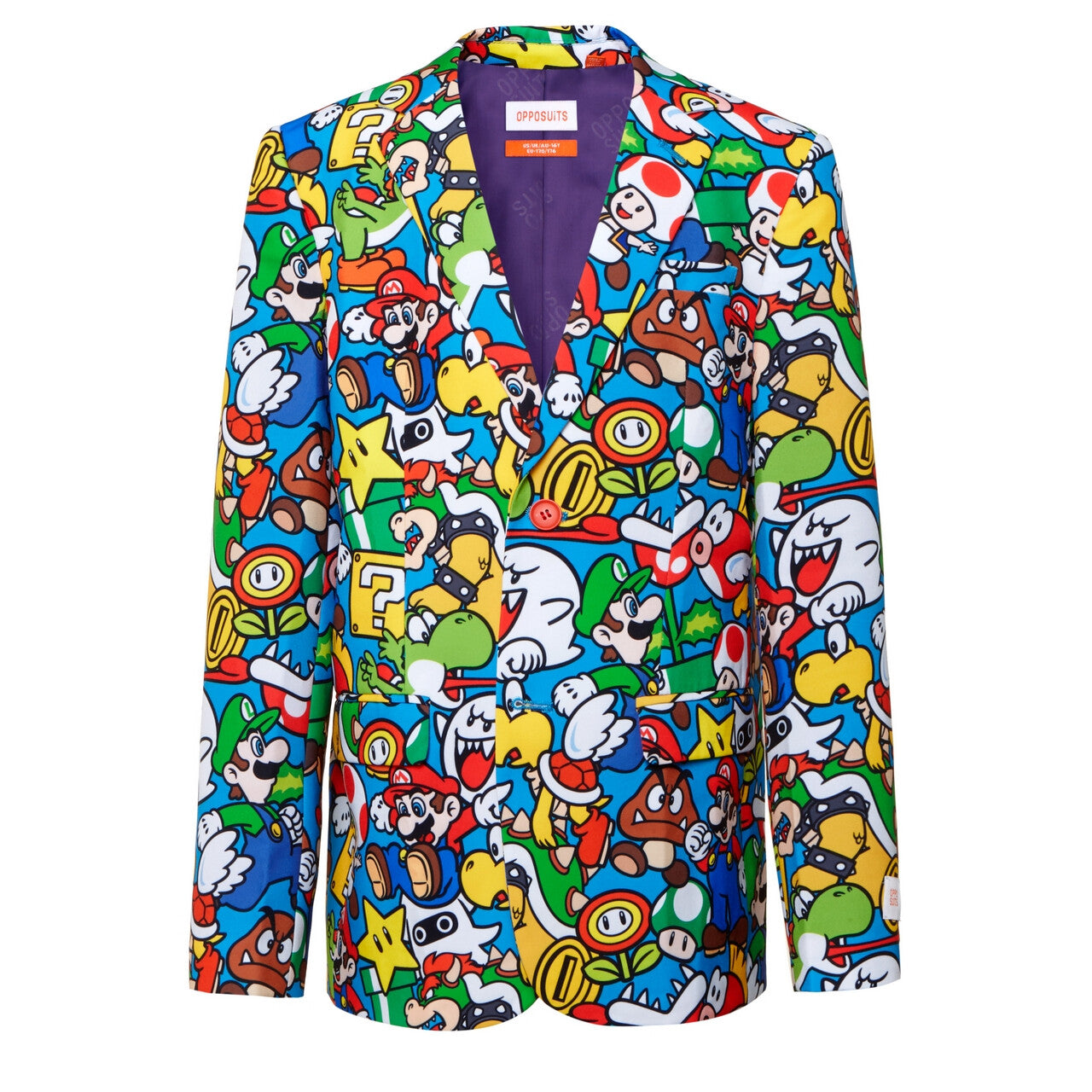 Op deze afbeelding zie je een Kostuums, van het merk Opposuits. Super Mario™ Computerspel Actie Figuren Jongen Kostuum