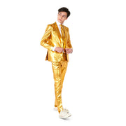 Op deze afbeelding zie je een Kostuums, van het merk Opposuits. Teen Boys Groovy Solid Discogold Jongen Kostuum