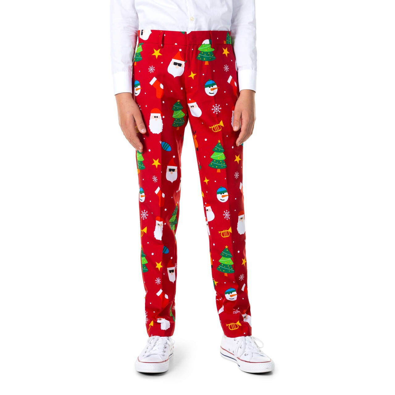 Op deze afbeelding zie je een Kostuums, van het merk Opposuits. Teen Boys Festivity Red Jongen Kostuum